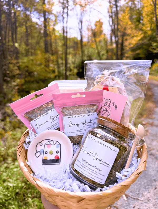 Get Well Soon Tea Gift Basket - MediTea Wellness