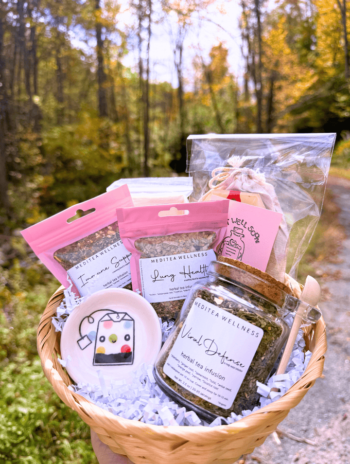 Get Well Soon Tea Gift Basket - MediTea Wellness