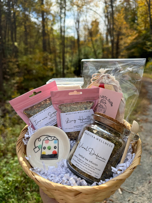 Get Well Soon Tea Gift Basket - MediTea Wellness