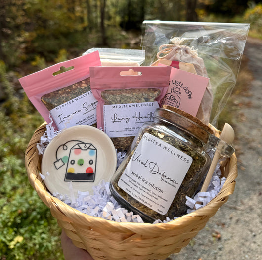 Get Well Soon Tea Gift Basket - MediTea Wellness