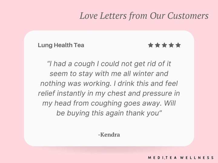 Lung Health Tea for Respiratory Wellness - MediTea Wellness