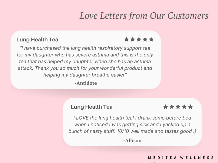 Lung Health Tea for Respiratory Wellness - MediTea Wellness