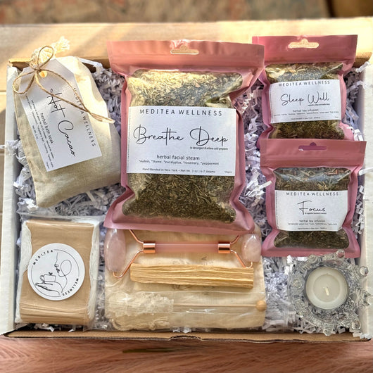 Self - Care Tea Gift Basket - MediTea Wellness