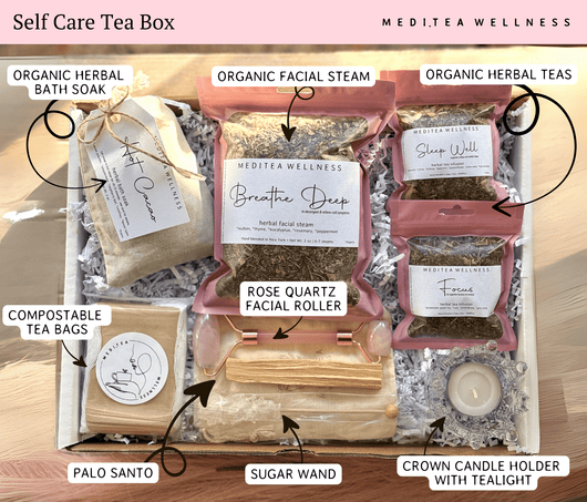 Self - Care Tea Gift Basket - MediTea Wellness