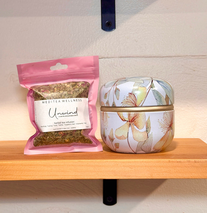 Tea Tin + Sample Bundle (Choose Your Own Blend) - MediTea Wellness