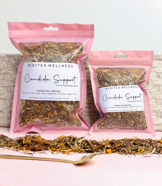 Candida Support Tea for a Balanced Gut Microbiome - MediTea Wellness