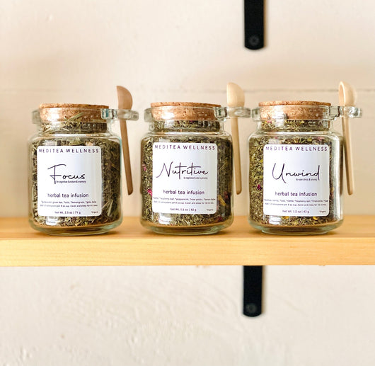 Daily Wellness Tea Bundle (3 Jars) - MediTea Wellness