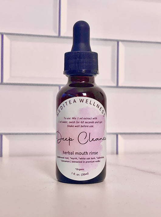 Deep Cleanse Herbal Mouth Rinse - MediTea Wellness