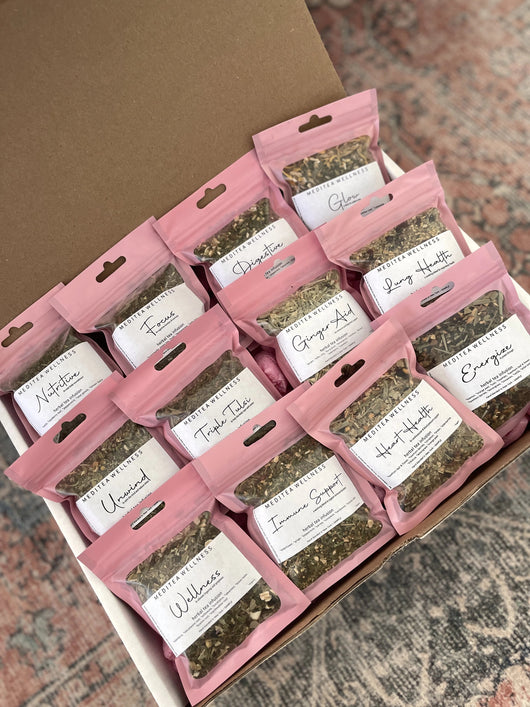 Gourmet Loose Leaf Tea Sampler - MediTea Wellness